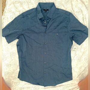 Alfani Short Sleeve Dress Shirt